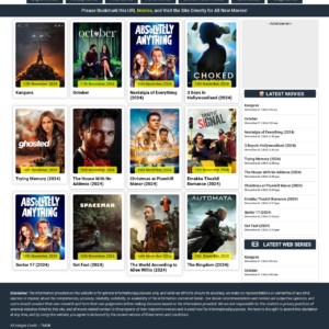 Movie Download & Review Website Template Using GeneratePress Theme