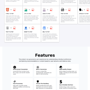 Ultimate PDF Converter Website PHP Script With 23 Tools